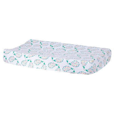 Bebe Au Lait - Changing Pad Cover - Peacocks