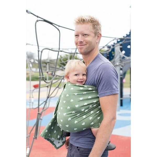 Tula Ring Sling - Petit Love Olive - Ring Sling - Tula - Afterpay - Zippay Carry Them Close