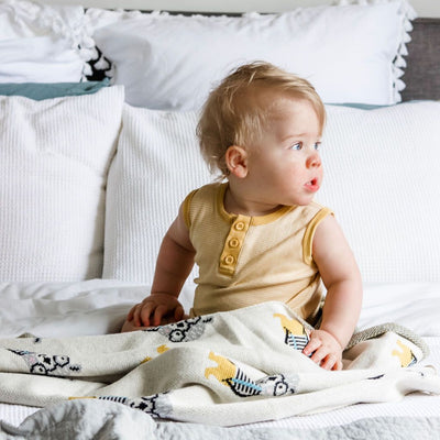 Di Lusso Living - Baby Blanket - Mr. Bear