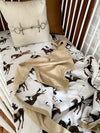 Pop Ya Tot - Cotton Muslin Cot Sheet - Polo Club