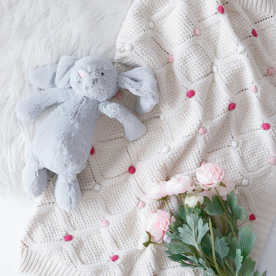 Di Lusso Living - Baby Blanket - Lucy Pink