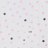 Little Turtle Baby - Stretch Jersey Swaddle - Pale Pink and Grey Spots