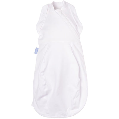 Grobag Newborn Swaddle (Light Weight) - Pure White - swaddle - The Gro Company - Afterpay - Zippay Carry Them Close