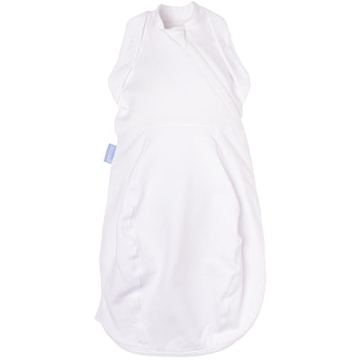 Grobag Newborn Swaddle (Cosy) - Pure White - swaddle - The Gro Company - Afterpay - Zippay Carry Them Close