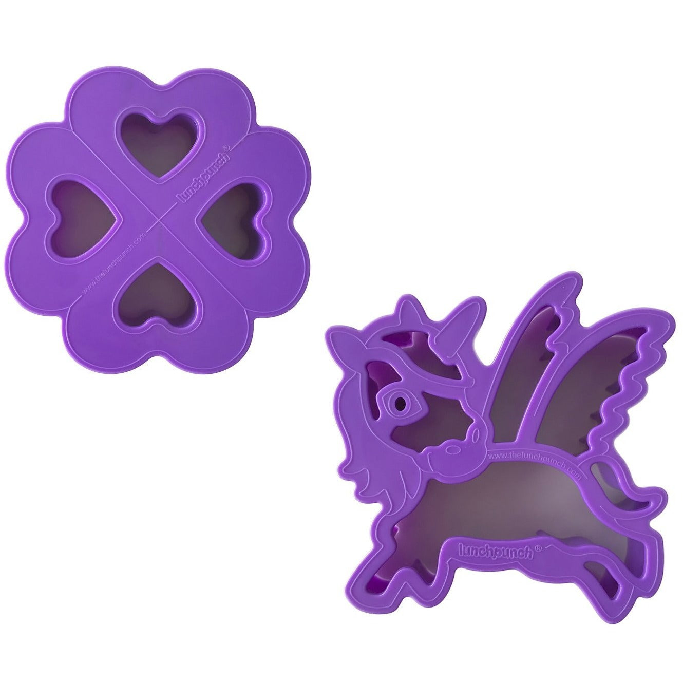 Lunch Punch Sandwich Cutters Pairs - I Love Unicorns