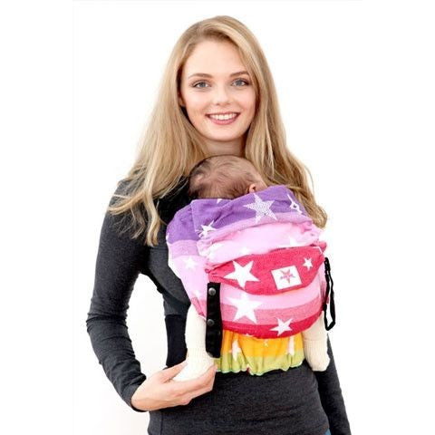 Kokadi Baby Size TaiTai - RAINBOW Stars - Mei Tai - Kokadi - Afterpay - Zippay Carry Them Close