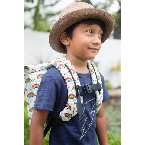 Tula Kids Backpack Rainbow Showers Carry Them Close