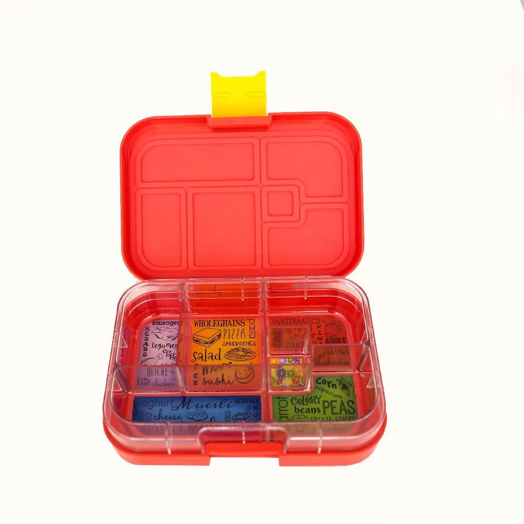 Munchbox - Maxi6 Bento Lunch Box - Red Lava