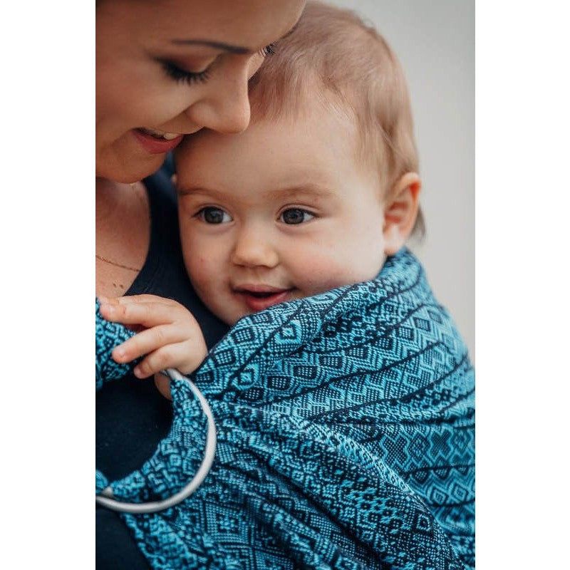Lenny Lamb Ring Sling - Enigma Blue, , Ring Sling, Lenny Lamb, Carry Them Close  - 8