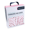 Bebe Au Lait - Changing Pad Cover - Rose Raindrops