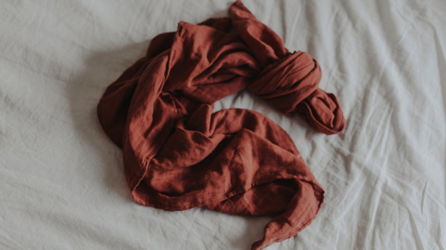 Pop Ya Tot - Muslin Swaddle - Russet Rose