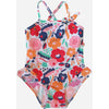 Plum - Swimmers Abstract Floral Swim Suit - Clothing - Plum - Afterpay - Zippay Carry Them Close