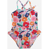 Plum - Swimmers Abstract Floral Swim Suit - Clothing - Plum - Afterpay - Zippay Carry Them Close