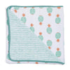 Bebe Au Lait - Muslin Snuggle Blanket - Oahu & Zig-Zag