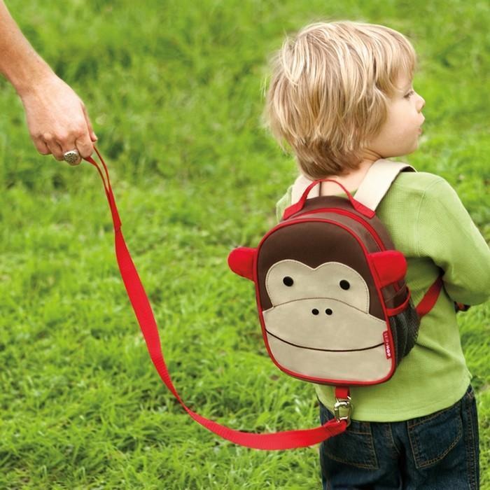 Skip Hop Zoo Mini Backpack with Harness - Monkey - Backpack - Skip Hop - Afterpay - Zippay Carry Them Close