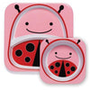 Skip Hop Melamine Set (Plate & Bowl) - Ladybug - Plates & Bowls - Skip Hop - Afterpay - Zippay Carry Them Close
