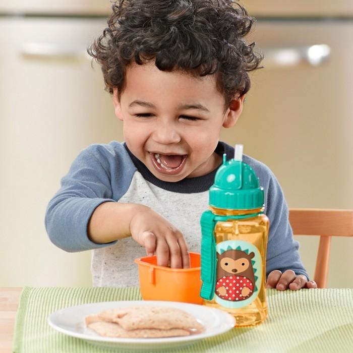 Skip Hop Straw Drink Bottle - Hedgehog - Feeding - Skip Hop - Afterpay - Zippay Carry Them Close