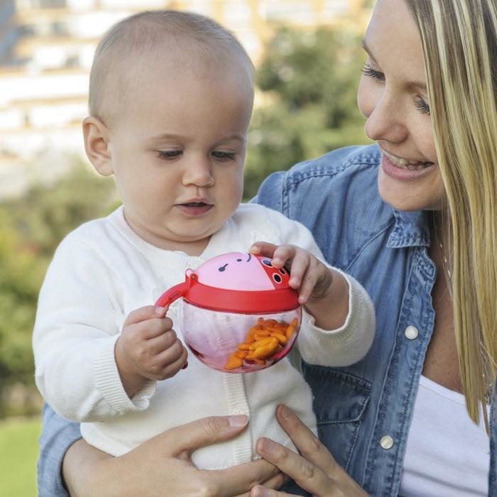 Skip Hop Zoo Snack Cup - Ladybug - Lunch & Snack Boxes - Skip Hop - Afterpay - Zippay Carry Them Close