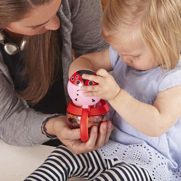 Skip Hop Zoo Snack Cup - Ladybug - Lunch & Snack Boxes - Skip Hop - Afterpay - Zippay Carry Them Close