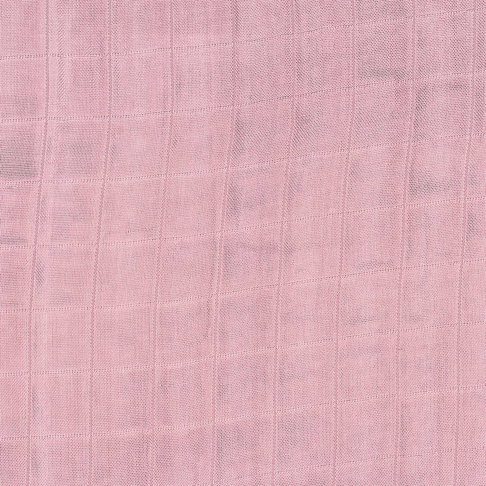 Bebe Au Lait - Muslin Snuggle Blanket - Rose Quartz & Petal