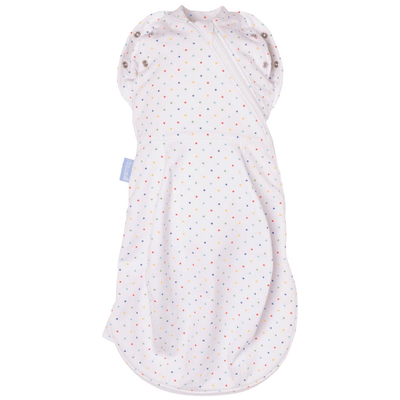 Grobag Newborn Swaddle (Light Weight) - Rainbow Spot - swaddle - The Gro Company - Afterpay - Zippay Carry Them Close