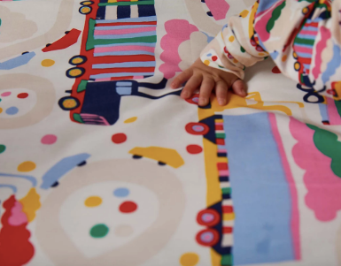 Halcyon Nights - Change Mat Cover or Bassinet Sheet - Lorries