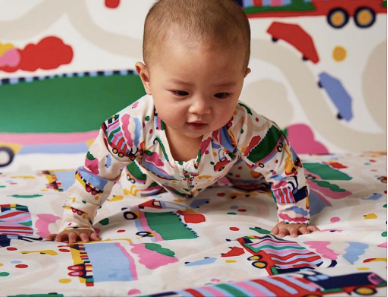 Halcyon Nights - Fitted Cot Sheet - Lorries