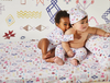 Halcyon Nights - Fitted Cot Sheet - Snowflake