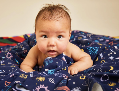 Halcyon Nights - Baby Swaddle Wrap - MILKY WAY