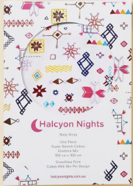 Halcyon Nights - Baby Swaddle Wrap - Snowflake