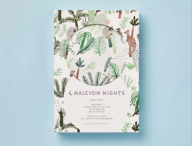 Halcyon Nights - Baby Swaddle Wrap - FERN GULLY