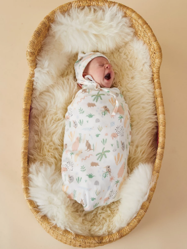 Halcyon Nights - Baby Swaddle Wrap - Outback Dreamers