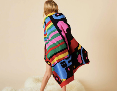Halcyon Nights - Knit Blanket - Lorries