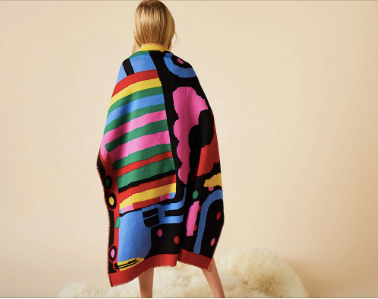 Halcyon Nights - Knit Blanket - Lorries