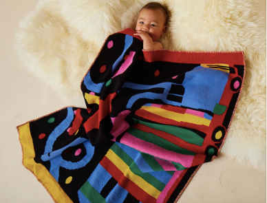 Halcyon Nights - Knit Blanket - Lorries