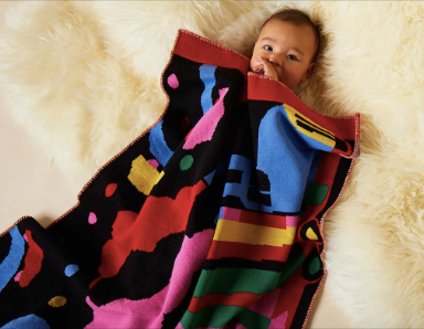 Halcyon Nights - Knit Blanket - Lorries