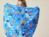 Halcyon Nights - Fitted Cot Sheet - MEGAFAUNA