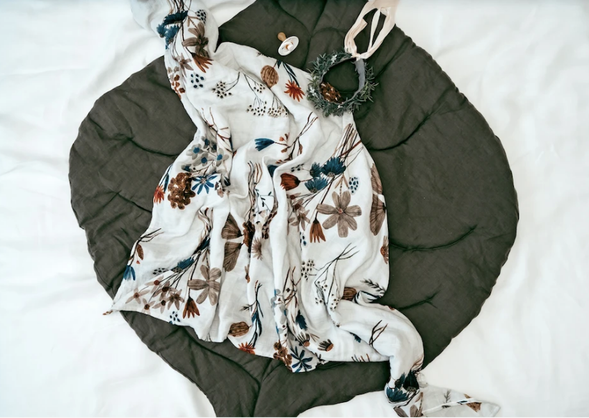 Pop Ya Tot - Muslin Swaddle - A Little Posy Swaddle