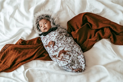 Pop Ya Tot - Muslin Swaddle - Creatures of the Woods