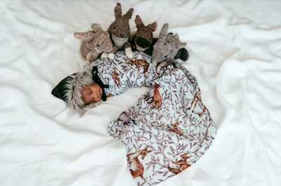 Pop Ya Tot - Muslin Swaddle - Creatures of the Woods