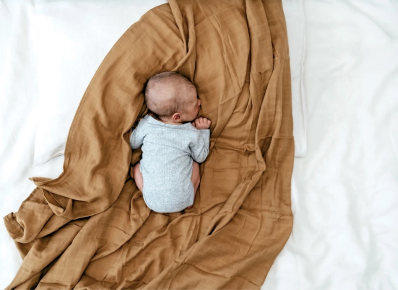 Pop Ya Tot - Muslin Swaddle - Golden Sun Essential Range