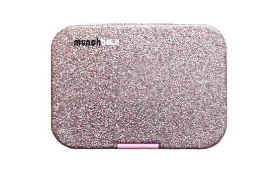 Munchbox - Maxi6 Bento Lunch Box - Sparkle Pink