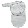 Embe - Starter 2-way Long Sleeve Swaddle - Gray Stripe