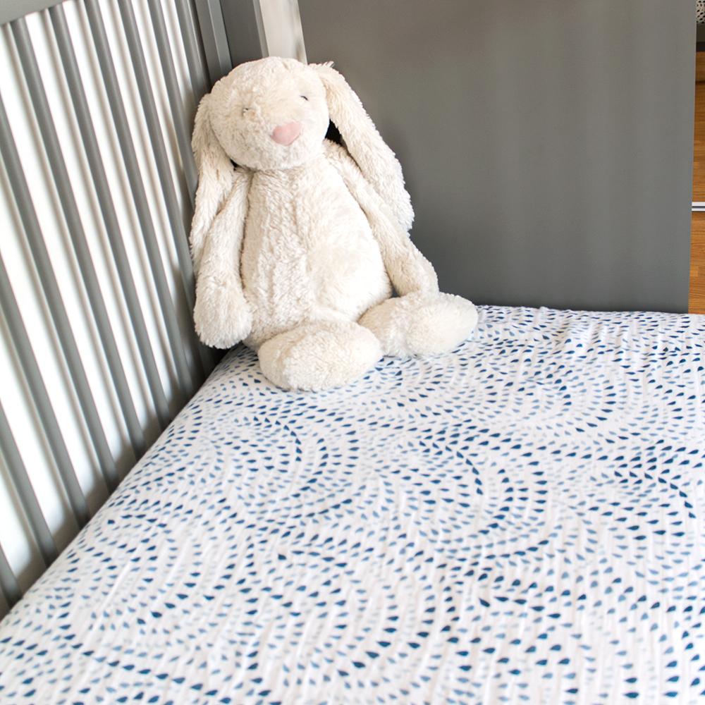 Bebe Au Lait - Muslin Cot Sheet - Serenity