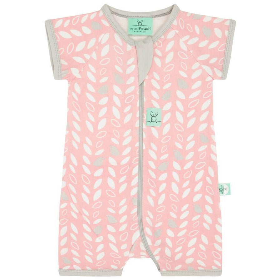 ErgoPouch ErgoLayers Sleep Wear Summer Short Sleeve 0.2 TOG Spring Leaves