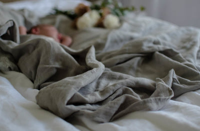 Pop Ya Tot - Muslin Swaddle - Silver Lining