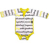 Sleepy Bub Romper Swaddle - Hello Sleep Yellow - Swaddle - Sleepy Bubs - Afterpay - Zippay Carry Them Close