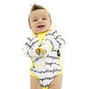 Sleepy Bub Romper Swaddle - Hello Sleep Yellow - Swaddle - Sleepy Bubs - Afterpay - Zippay Carry Them Close