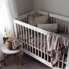 Mulberry Threads - Organic Bamboo Cot Sheets - Steel