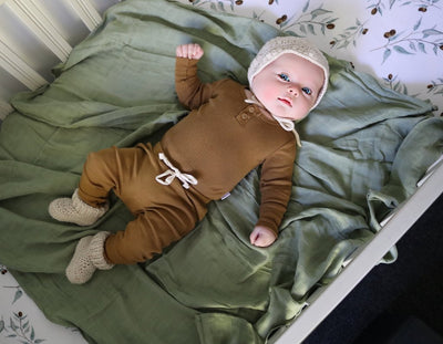 Snuggle Hunny Kids - Organic Muslin Wrap - Summer Mint